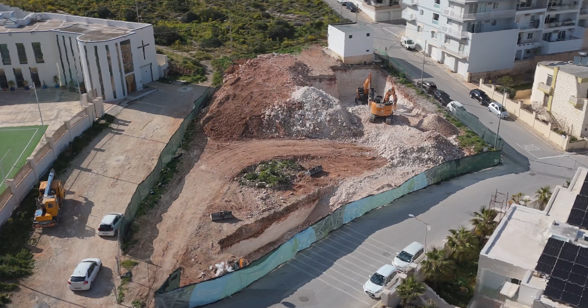 Mellieħa'da Yeni Park İnşaatı Başladı