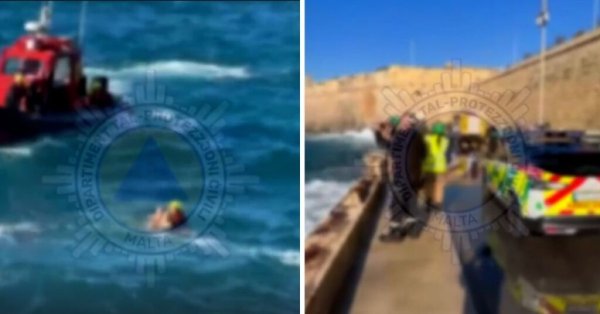 İzleyin: Sivil Savunma Ekiplerinin Denizde Mahsur Kalan Kişiyi Kurtardığı An