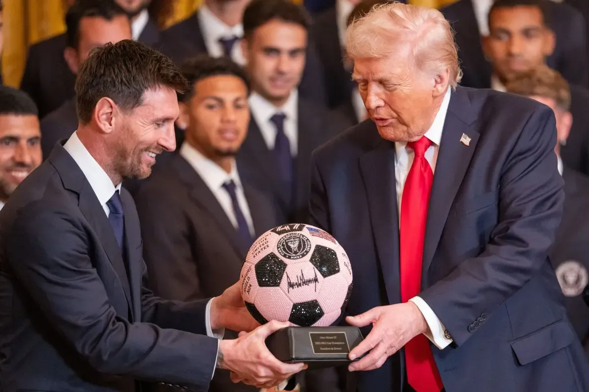 Inter Miami Beyaz Saray'da, Trump: "Hoş Geldin Messi"