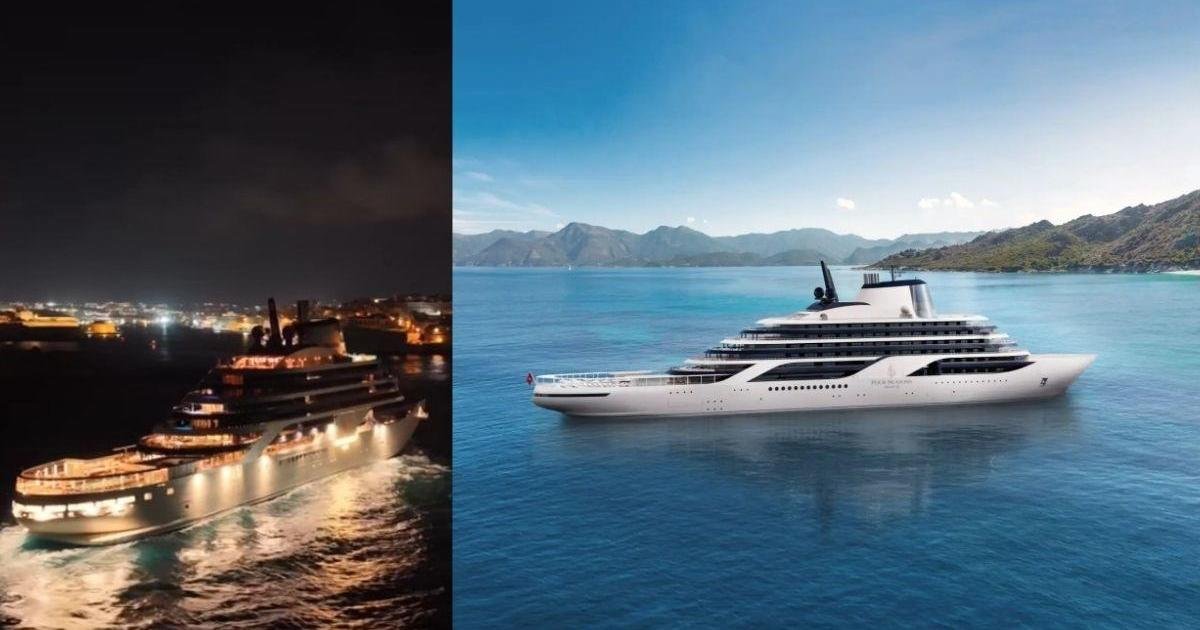 Ultra lüks Four Seasons yatı ilk seferini Grand Harbour'da tamamladı