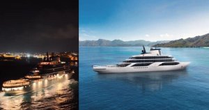 Ultra lüks Four Seasons yatı ilk seferini Grand Harbour'da tamamladı