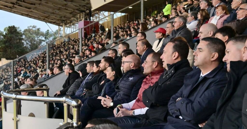 Cumhurbaşkanı Spiteri Debono, Malta-Lüksemburg Play-Off Maçında Liderlerle Birlikte Tribünde Yerini Aldı
