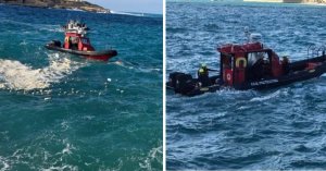 Sivil Savunma Ekipleri Valletta'da Fort St Elmo Altında Denize Düşen Kişiyi Kurtardı