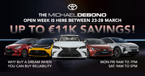 Toyota Açık Hafta'da 11.000 €'ya Varan Tasarruf Fırsatı