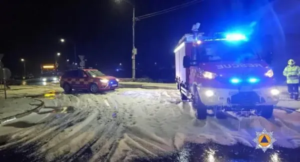 Malta'da Şiddetli Dolu Fırtınası: Yollar Buzla Kaplandı