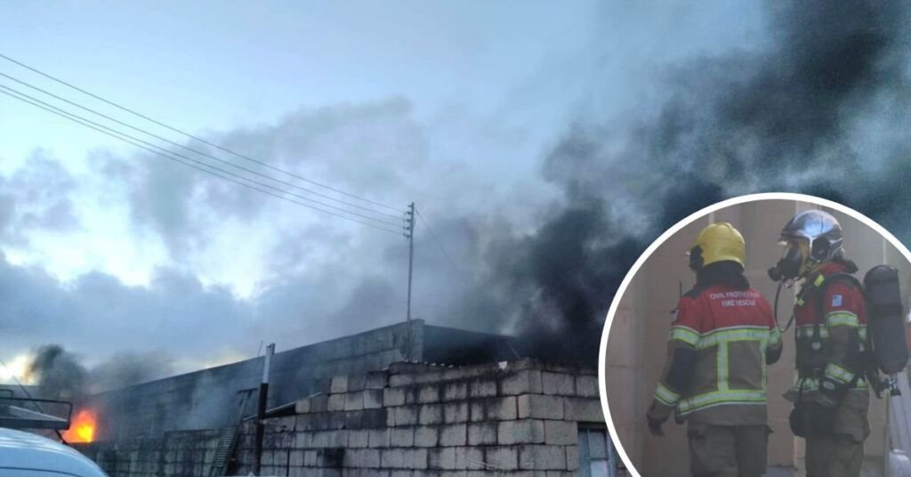 Xewkija'daki Sabah Saatlerindeki Yangın Sivil Savunma Ekipleri Tarafından Kontrol Altına Alındı