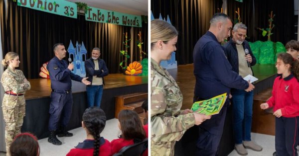 Malta Silahlı Kuvvetleri Askerleri St Catherine Okulu'nu Ziyaret Ederek Geleceğin Neslini Eğitti