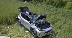 Sürücü aracıyla tarlaya uçtu: Wied is-Sewda'da kaza