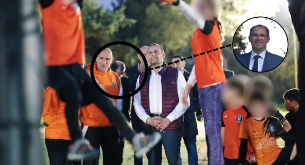 Spor dürüstlük düzenleyicisinin üst düzey yöneticisi, Başbakan'ın kaçak inşa edilen spor akademisi ziyaretine katıldı