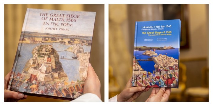 Heritage Malta, Büyük Kuşatma Yayınlarını Cumhurbaşkanı'na Takdim Etti