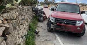 Marsascala'da Motosiklet Kazası: Sürücü ve Yolcu Ağır Yaralandı