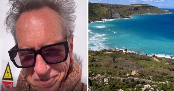 Ünlü Aktör Richard E. Grant Yeni Belgesel Dizisi İçin Malta'da