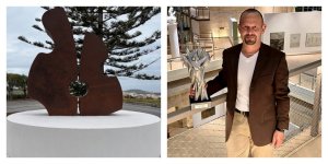 Gozo'da Yeni Kamusal Sanat Eseri: Christopher Saliba'nın 'Encounter' Heykeli Yerleştirildi