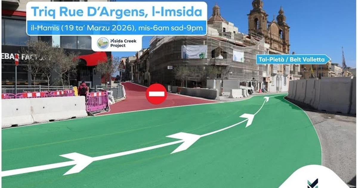 Aşağı Rue D'Argens Perşembe Günü Trafiğe Kapatılacak