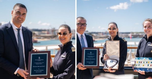 Four Seasons Yacht 1 İlk Seferinde Malta'ya Demir Attı