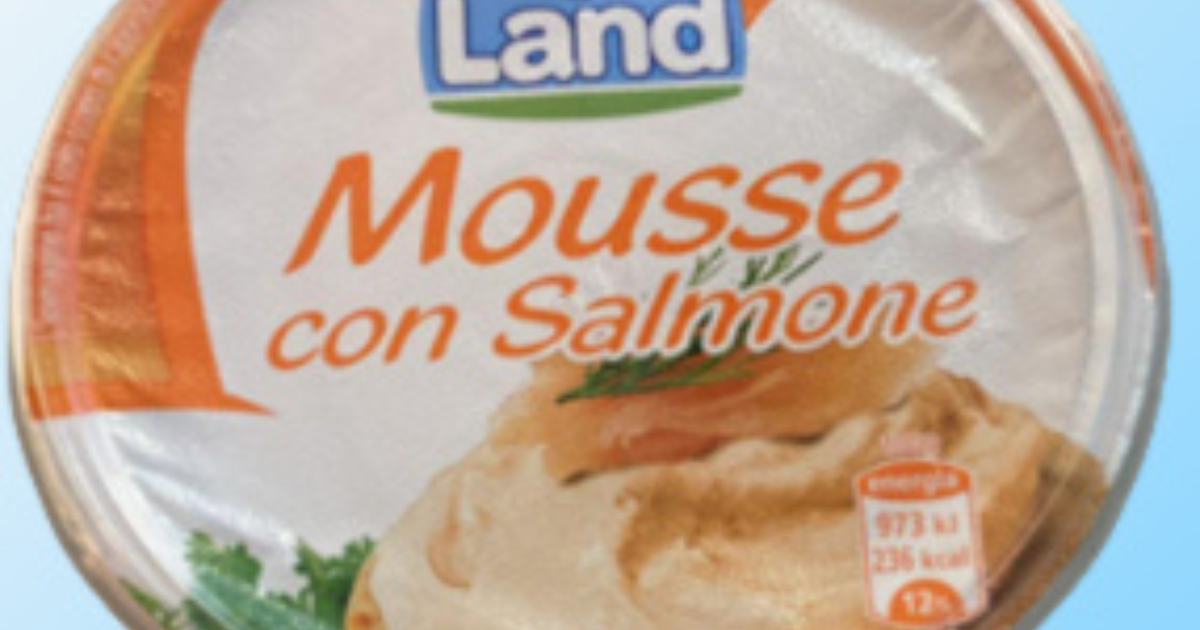 Somon mousse ürünü kas felcine yol açabilecek zehirlenme riski nedeniyle geri çağrıldı