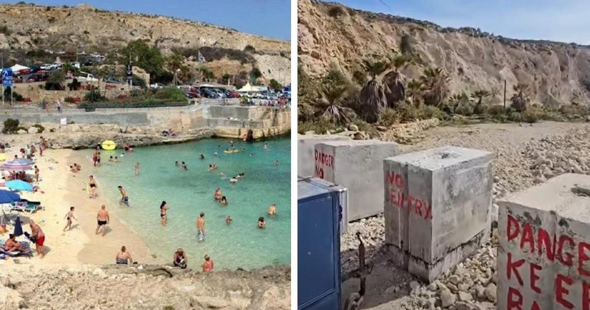 Ħondoq otoparkının bir bölümü beton bloklarla kapatıldı: Belediye başkanından sert tepki
