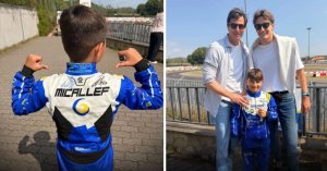 Genç Maltalı Sürücü Formula 1 Yıldızları George Russell ve Toto Wolff ile Buluştu