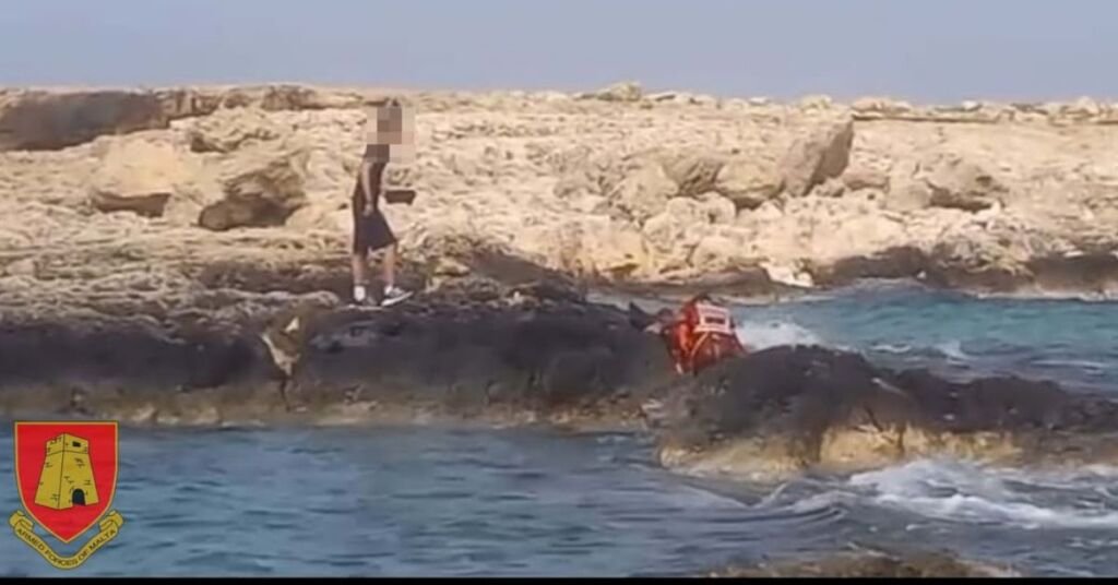 Malta Silahlı Kuvvetleri Fra Ben Bölgesinde Zor Durumda Kalan Kişiyi Kurtardı