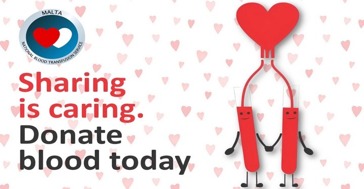 Pazar Günü Xewkija Kliniğinde Kan Bağışı Kampanyası Düzenlenecek