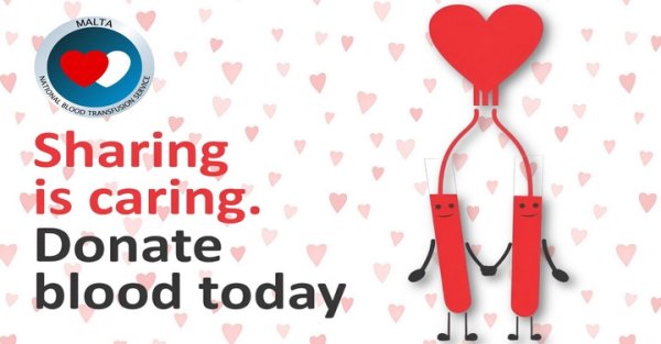 Pazar Günü Xewkija Kliniğinde Kan Bağışı Kampanyası Düzenlenecek