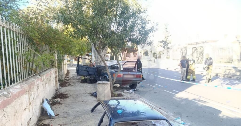 Attard'da Ağaca Çarpan Yaşlı Sürücü Hayati Tehlike Altında