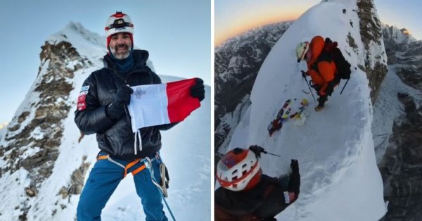 Maltalı Dağcı Nepal'deki Lobuche Dağı'nın Doğu Zirvesine Ulaştı
