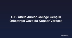 G.F. Abela Junior College Gençlik Orkestrası Gozo'da Konser Verecek