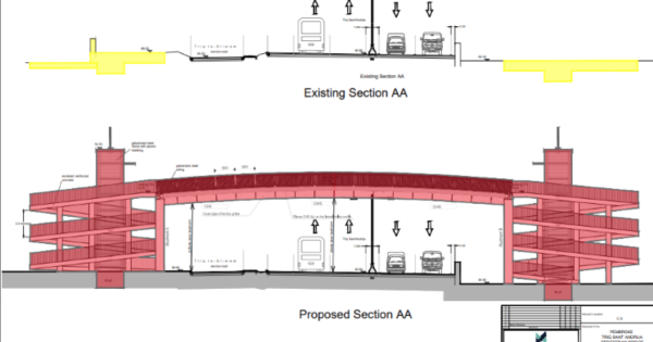 Swieqi Belediye Başkanı tartışmalı yaya köprüsü projesini 'korkunç' olarak nitelendirdi