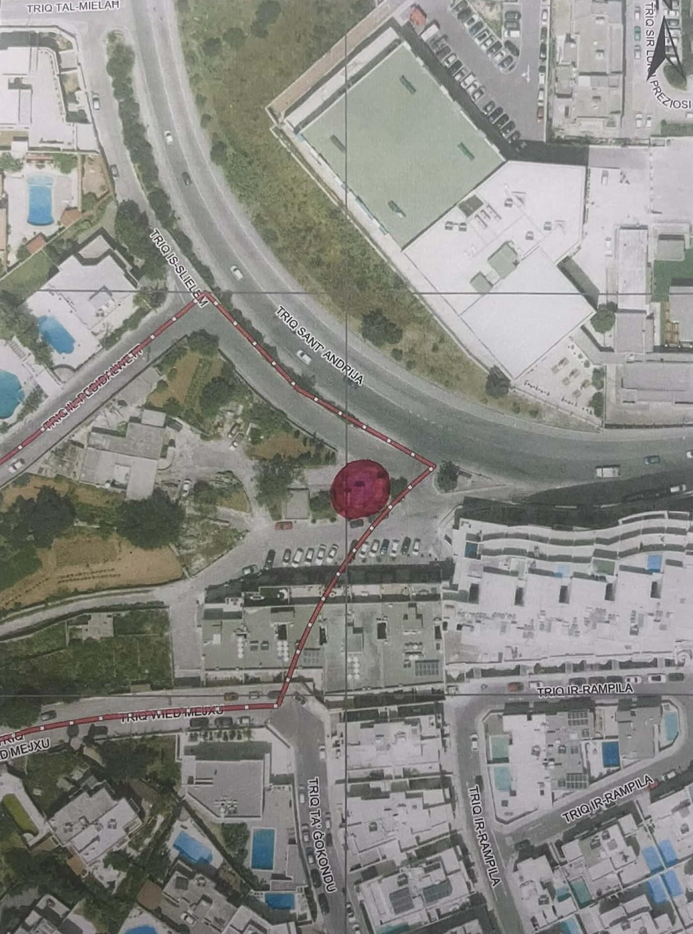 Bölgelerin havadan görünümü. Fotoğraf: Swieqi yerel meclisi