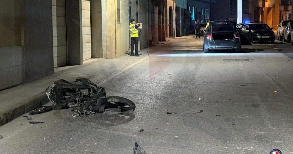 Żabbar'da motosiklet kazası: Sürücü ağır yaralandı