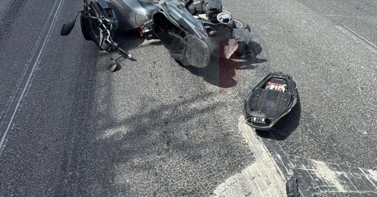 Gudja'da motosiklet kazası: Sürücü yaralandı