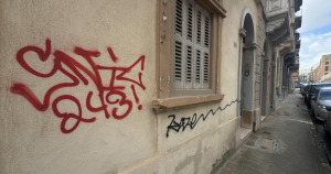 Gżira'da Vandallar Sprey Boyayla Sokaklara Saldırdı