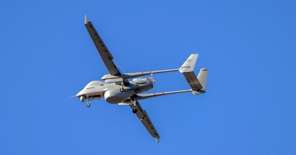 Frontex'e Ait Drone Teknik Arıza Nedeniyle Denize Düştü