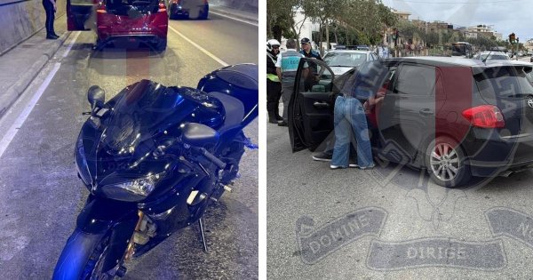 İki motosikletçi ayrı kazalarda ağır yaralandı