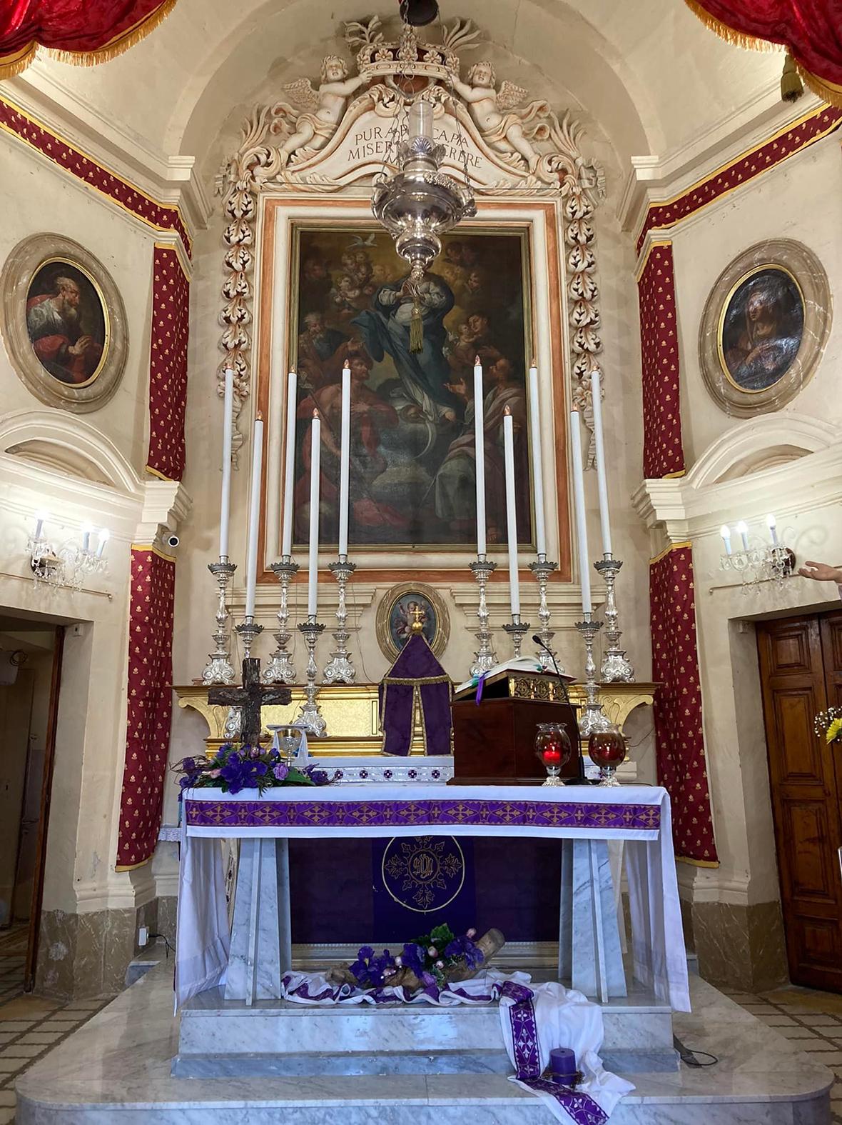 Kunċizzjoni Şapeli. Fotoğraf: Facebook-Kunċizzjoni ta' Vera Rabat