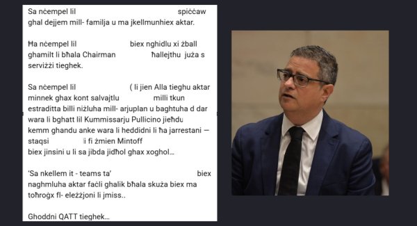 Meclis Başkanı: Tony Debono'nun Milletvekili Adrian Delia'ya Tehditleri 'Kabul Edilemez'