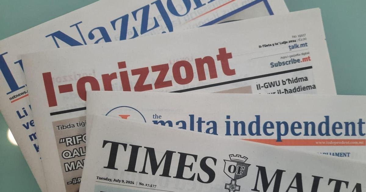Malta Gazetelerinin Manşetleri – 22 Nisan 2026