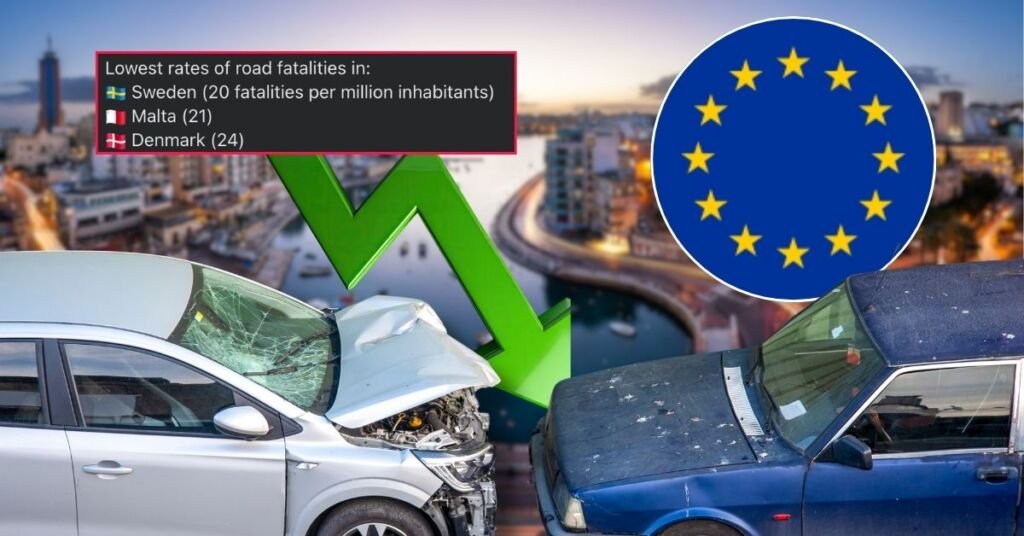Malta, AB'de En Düşük İkinci Trafik Ölüm Oranını Kaydetti