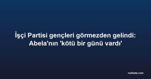 İşçi Partisi gençleri görmezden gelindi: Abela'nın 'kötü bir günü vardı'