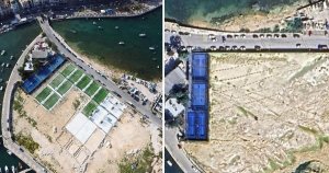 Manoel Adası'ndaki Kaçak Padel Kortları Roma Dönemi Kalıntılarını Örttü