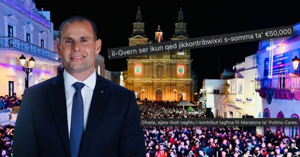 Robert Abela, Büyük Cuma Yürüyüşü İptal Edilince Puttinu Cares'e 50.000 Euro Bağış Açıkladı