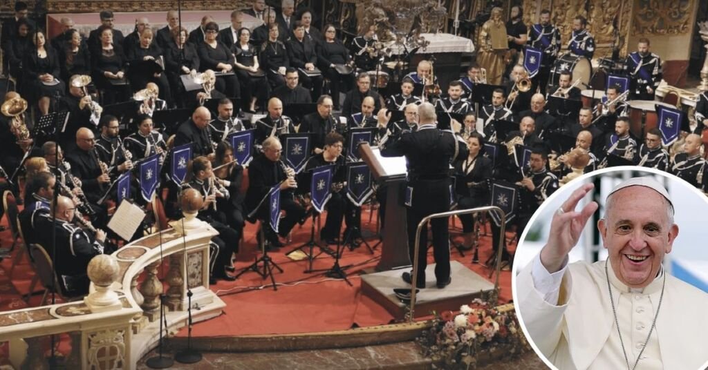 Malta Polis Bandosu Merhum Papa Francis'i Müzikal Oratoryoyla Andı