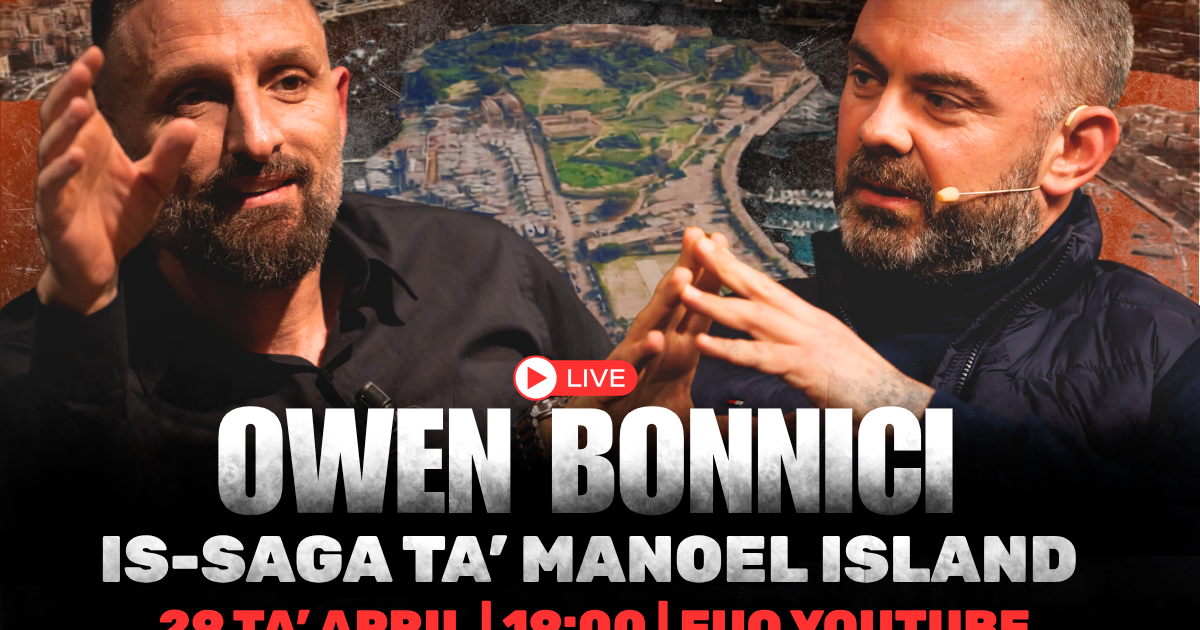Owen Bonnici, Manoel Adası Anlaşmasını Il-KAŻIN x Times of Malta'da Tartışacak