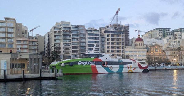 Sliema, Buġibba ve Gozo Arasında Hızlı Feribot Seferleri 5 Mayıs'ta Başlıyor