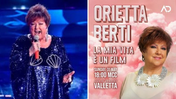 Efsanevi İtalyan Şarkıcı Orietta Berti Malta'da Konser Verecek