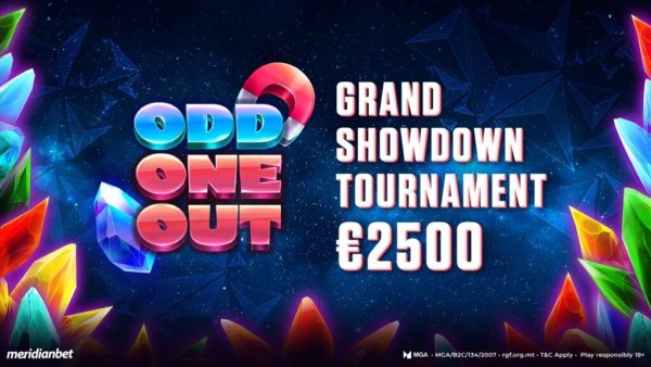 Meridianbet, 2.500 Euro Ödüllü 'Odd One Out Grand Showdown' Turnuvasını Başlattı