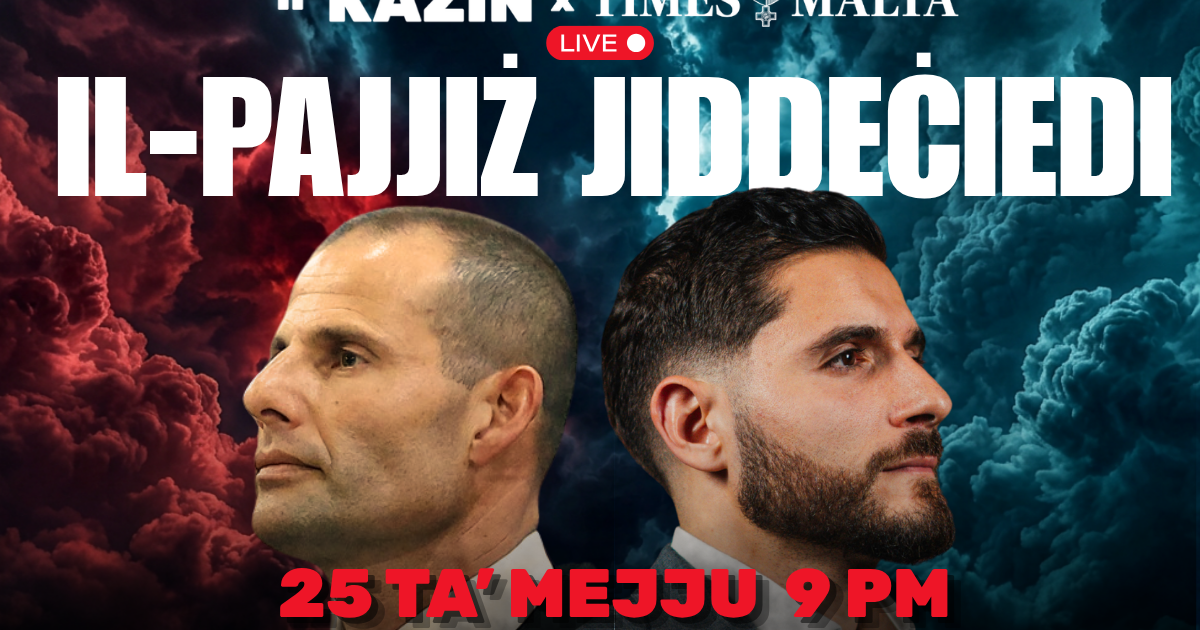 Borg ve Abela, Il-Każin x Times of Malta Canlı Tartışmasına Davet Edildi
