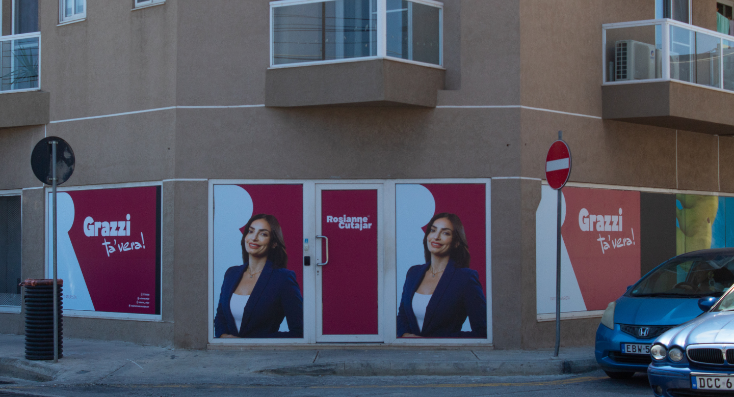 Rosianne Cutajar'ın Qormi'deki güçlü finanse edilen kampanyası