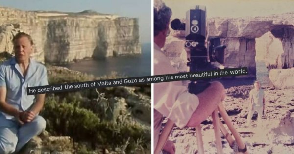 David Attenborough'nun 60 Yaşında Malta'da Çektiği Görüntüler Nostalji Tutkunlarını Mest Etti